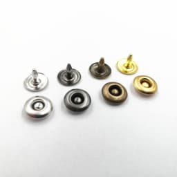 Nút đinh tán cố định túi quần jean (rivets for pocket) (Mẫu nút thụt) 9mm Bằng thau không gỉ Bịch 100 cái 3