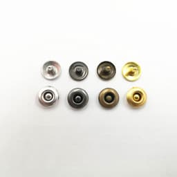 Nút đinh tán cố định túi quần jean (rivets for pocket) (Mẫu nút thụt) 9mm Bằng thau không gỉ Bịch 100 cái 4
