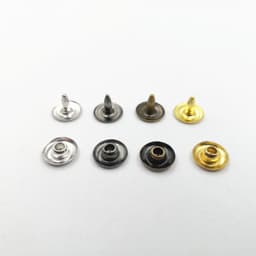 Nút đinh tán cố định túi quần jean (rivets for pocket) (Mẫu nút thụt) 9mm Bằng thau không gỉ Bịch 100 cái 2