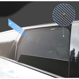 Rèm che nắng nam châm xe Vinfast Limo Green + MPV7 - bộ 4 tấm kèm khay rèm 7