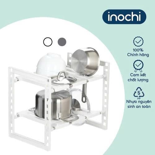 Kệ Gầm Bếp Đa Năng Tokyo Inochi | Thiết Kế Thông Minh Dễ Dàng Tăng Giảm Kích Thước, Gọn Gàng