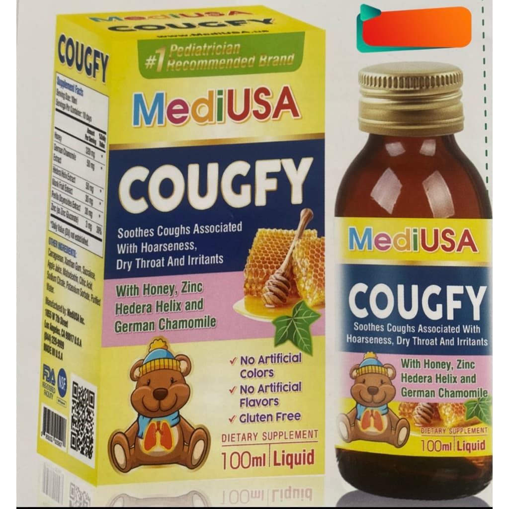 COUGFY GỊÚP LONG ĐỜM, TAN ĐỜM GIẢM HO CHO TRẺ. BỔ PHỔI , NÂNG CAO ĐỀ KHÁNG , NGĂN CƠN HO TÁI PHÁT
