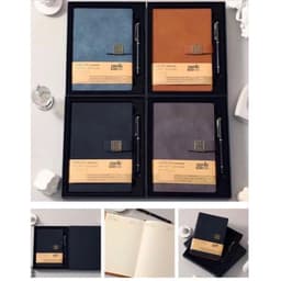 [Xả kho] Set Sổ Tay Bìa Vải Kèm Bút Ký – Thiết Kế Thanh Lịch, Sang Trọng – Tặng Người Thân & Đối Tác 1