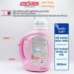 Nước Giặt Thảo Mộc Arau Baby Dạng Bình 800ml 3