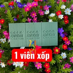Xốp Cắm Hoa Tươi OASIS Xanh Cao Cấp - Giữ Nước Tốt Cho Hoa Cưới, Hoa Trang Trí Sự Kiện. 2
