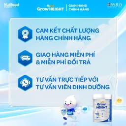 Sữa Bột Nuvi Grow Height 1+ (800G) Phát Triển Chiều Cao Dành Cho Trẻ Trên 1 Tuổi 7