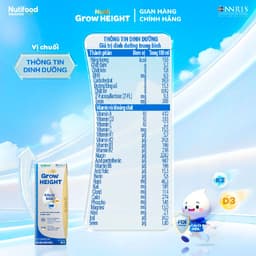Sữa Nước Nuvi Grow Height (Thùng 24 Hộp 110ml Vị Chuối ) - Hỗ Trợ Phát Triển Chiều Cao 6