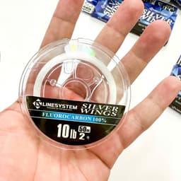 Cước Silver Wings 50m MADE IN JAPAN làm thẻo câu đài, trục và leader chống sốc câu lure cao cấp Flurocacbon n 5
