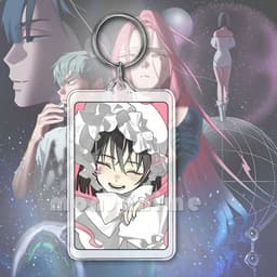( VUÔNG ) Móc khóa 2 mặt mica ALIEN STAGE hoạt hình anime chibi xinh xắn dễ thương 7