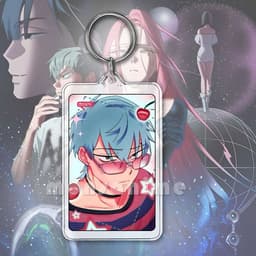 ( VUÔNG ) Móc khóa 2 mặt mica ALIEN STAGE hoạt hình anime chibi xinh xắn dễ thương 2