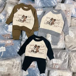 Bộ len sơ sinh nhiều mẫu cho bé trai bé gái hàng quảng châu 6-13kg 9