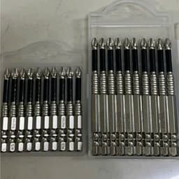Combo 10 đầu vít chống trượt cao cấp k5 chân lục giác đủ các cỡ Non-Slip Barbed 3