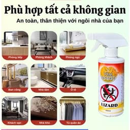 Xịt Đuổi Thằn Lằn ,Thạch Sùng Hiệu Quả Vim Lizard Nano 500ml – Hương Thơm Tự Nhiên An Toàn, Không Độc Hại 7