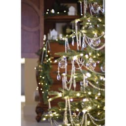 Chuỗi hạt lấp lánh đồ trang trí cây thông noel thêm rực rỡ 4