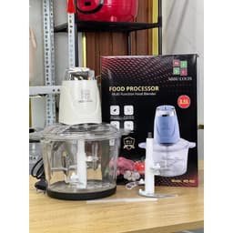 Máy Xay Thực Phẩm Đa Năng MISU LOUIS Cối Thủy Tinh 3.5L, Công Suất 500W Máy Xay Thịt Xay Sinh Tố Củ Quả 6