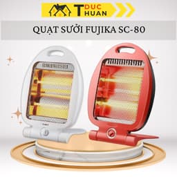 Quạt sưởi - Máy sưởi Fujika hồng ngoại 2 bóng Công Suất 800W [ Chính Hãng ] DT HOME 1