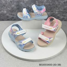 Dép Sandal Bé Gái Biti's Màu Hồng Và Xanh Dương BEG003400 Siêu Nhẹ 9