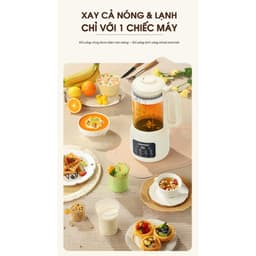 Máy Làm Sữa Hạt Nineshield KB-110-5 Chính Hãng - Cối Thủy Tinh Cao Cấp, 10 Chức Năng Nấu Chín – Xay Mịn – Giữ Ấm Tự Động 6