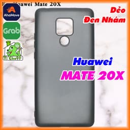 [Ảnh Thật] Ốp Lưng Huawei Mate 20X Dẻo Đen Nhám 1