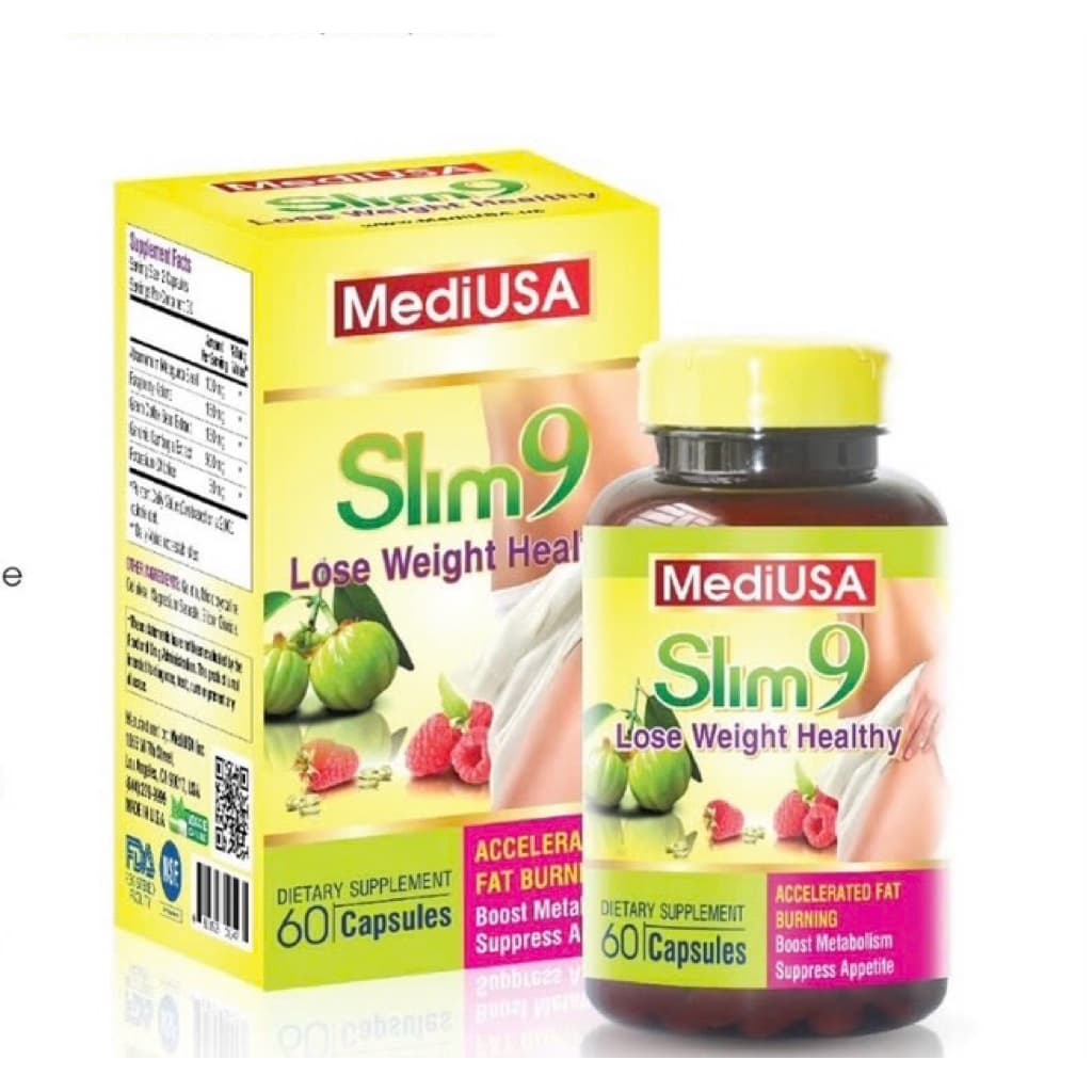 SLIM9 LOSE WEIGHT HEALTHY VIÊN UỐNG GIẢM CÂN ĐỐT MỠ NHANH, GIẢM THÈM ĂN 🔥TĂNG TRAO ĐỔI CHẤ,HỖ TRỢ GIẢM CÂN KHỎE MẠNH 💪