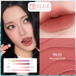 Son bùn ẩm mờ mịn lâu trôi Lemonade Perfect Couple Blurry Stain Lip Cream 3,5g 6