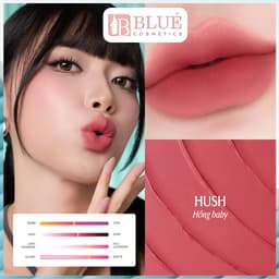 Son bùn ẩm mờ mịn lâu trôi Lemonade Perfect Couple Blurry Stain Lip Cream 3,5g 5