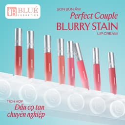 Son bùn ẩm mờ mịn lâu trôi Lemonade Perfect Couple Blurry Stain Lip Cream 3,5g 2