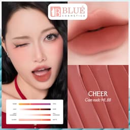 Son bùn ẩm mờ mịn lâu trôi Lemonade Perfect Couple Blurry Stain Lip Cream 3,5g 4