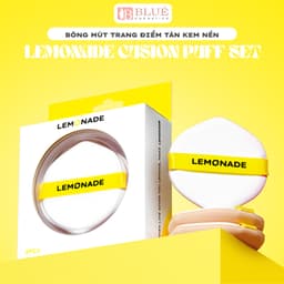 Bộ 3 Bông Phấn Tán Nền Lemonade Cushion Puff Set (3pcs) 3