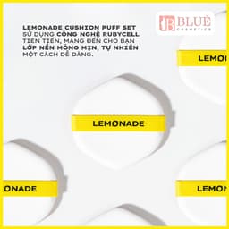 Bộ 3 Bông Phấn Tán Nền Lemonade Cushion Puff Set (3pcs) 5