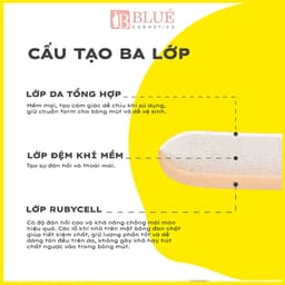 Bộ 3 Bông Phấn Tán Nền Lemonade Cushion Puff Set (3pcs) 4