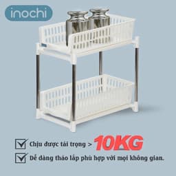 Kệ Trượt Tokyo Inochi | Thiết Kế Thông Minh, Đựng Gia Vị Nhà Bếp & Đồ Nhà Tắm, Chắc Chắn, Tiện Lợi 6