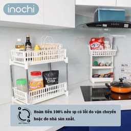 Kệ Trượt Tokyo Inochi | Thiết Kế Thông Minh, Đựng Gia Vị Nhà Bếp & Đồ Nhà Tắm, Chắc Chắn, Tiện Lợi 5