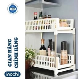 Kệ Trượt Tokyo Inochi | Thiết Kế Thông Minh, Đựng Gia Vị Nhà Bếp & Đồ Nhà Tắm, Chắc Chắn, Tiện Lợi 4