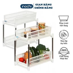 Kệ Trượt Tokyo Inochi | Thiết Kế Thông Minh, Đựng Gia Vị Nhà Bếp & Đồ Nhà Tắm, Chắc Chắn, Tiện Lợi 9