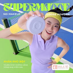 Phấn phủ mỏng nhẹ kiềm dầu thuần chay chống nắng Lemonade Supermatte No Makeup Loose Powder 9g 2
