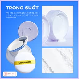 Phấn phủ mỏng nhẹ kiềm dầu thuần chay chống nắng Lemonade Supermatte No Makeup Loose Powder 9g 8