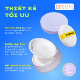 Phấn phủ mỏng nhẹ kiềm dầu thuần chay chống nắng Lemonade Supermatte No Makeup Loose Powder 9g 5