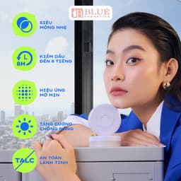 Phấn phủ mỏng nhẹ kiềm dầu thuần chay chống nắng Lemonade Supermatte No Makeup Loose Powder 9g 4