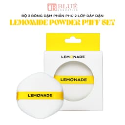 Bộ 2 bông phấn phủ chuyên nghiệp Lemonade Loose Powder Puff Set (2pcs) 2