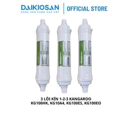 Bộ 3 Lõi Lọc Thô kín 10” Kangaroo – Chính Hãng sử dụng cho các model KG100HK, KG10A4, KG100ES, KG100EO 8