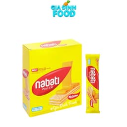 Bánh xốp Nabati vị phô mai/ socola/ dâu - Hộp 300g/ 20 thanh 2