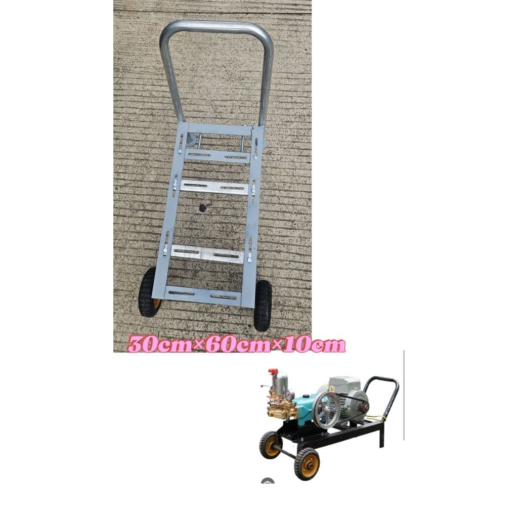 chân máy rửa xe có bánh xe kéo v4
