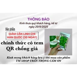 [Chính hãng] GIẢM CÂN LINH CHI (30 NGÀY) 3