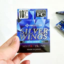 Cước Câu Cá Silver Wings 50m  ( MADE IN JAPAN )  Nhật làm thẻo câu đài, trục và leader chống sốc câu lure cao cấp 4