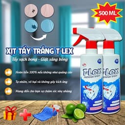 Xịt Tẩy Trắng Quần Áo T-LEX 500ml – Làm Sáng Quần Áo, Loại Bỏ Vết Ố Cứng Đầu 7