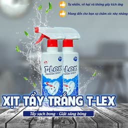 Xịt Tẩy Trắng Quần Áo T-LEX 500ml – Làm Sáng Quần Áo, Loại Bỏ Vết Ố Cứng Đầu 9