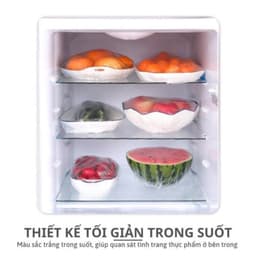 [ COMBO 10 TÚI ] Màng Bọc Thực Phẩm VINALUXURY - túi gấu tái sử dụng co giãn siêu dai 100 cái 1 túi 4