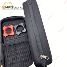Bao da đựng micro,hộp đưng micro kèm 2 chống lăn micro karaoke 2