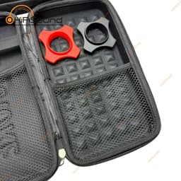 Bao da đựng micro,hộp đưng micro kèm 2 chống lăn micro karaoke 4